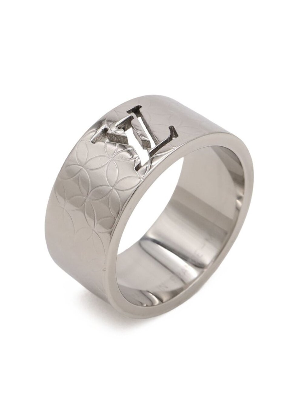 Louis Vuitton Bague Champs Elysees Ring SS Stainless Steel M